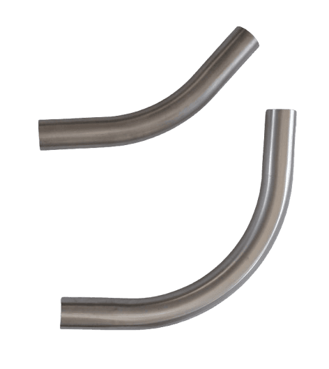 Curve a largo raggio in acciaio INOX (Spessore 2mm)